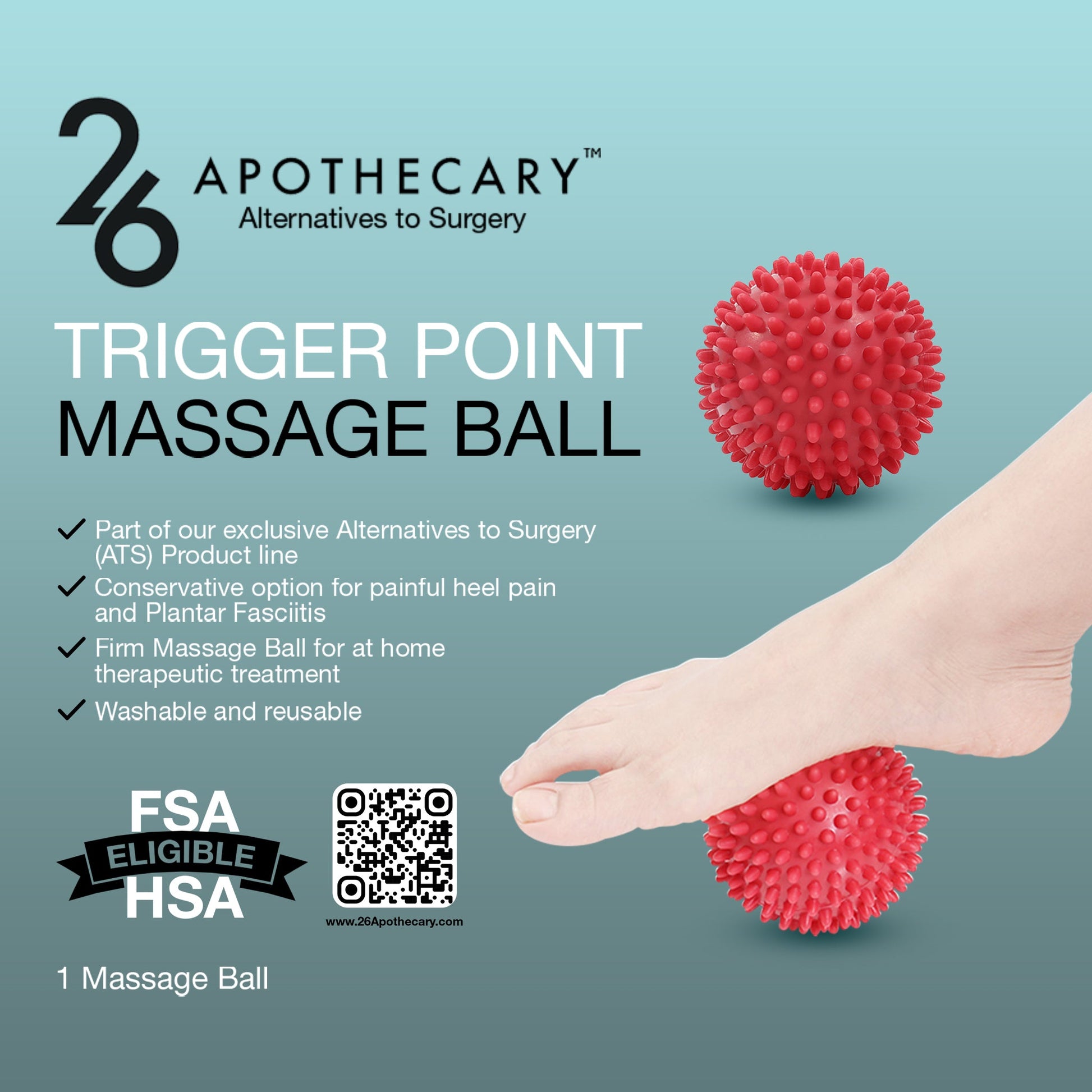 trigger point massage ball for muscle recovery