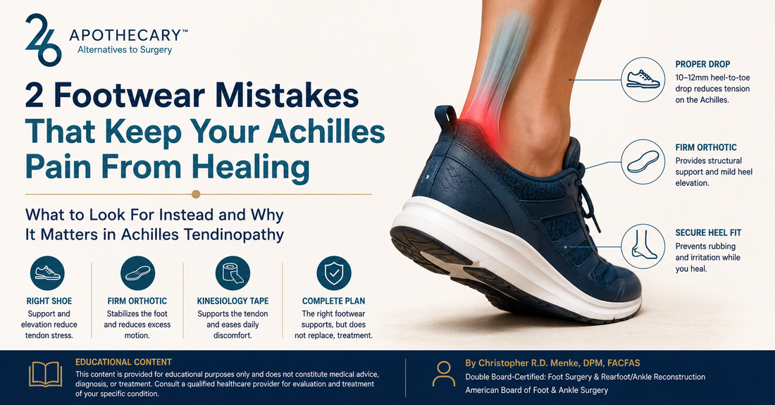 The Footwear Mistake That Keeps Achilles Tendinopathy From Healing