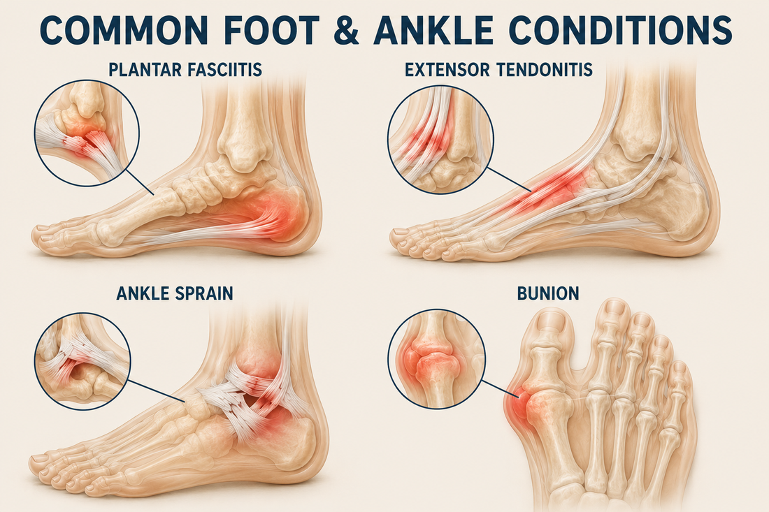 Common Foot and Ankle Conditions: Causes, Symptoms, and Conservative Care