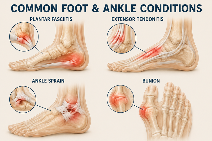 Common Foot and Ankle Conditions: Causes, Symptoms, and Conservative Care