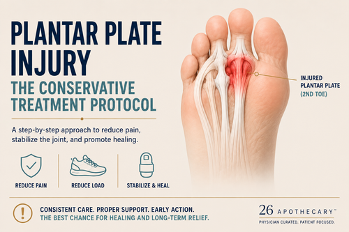 Plantar Plate Injury Recovery: What Conservative Treatment Actually Looks Like