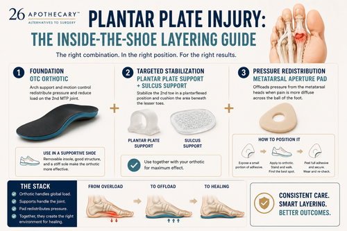 Orthotics and Forefoot Padding for Plantar Plate Injuries: A Surgeon's Layering Guide