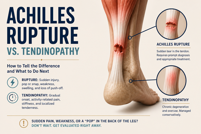 Achilles Tendinopathy vs. Achilles Tendon Tear: How to Tell the Difference
