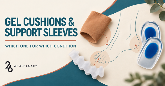 Gel Cushions and Support Sleeves: Which One for Which Condition