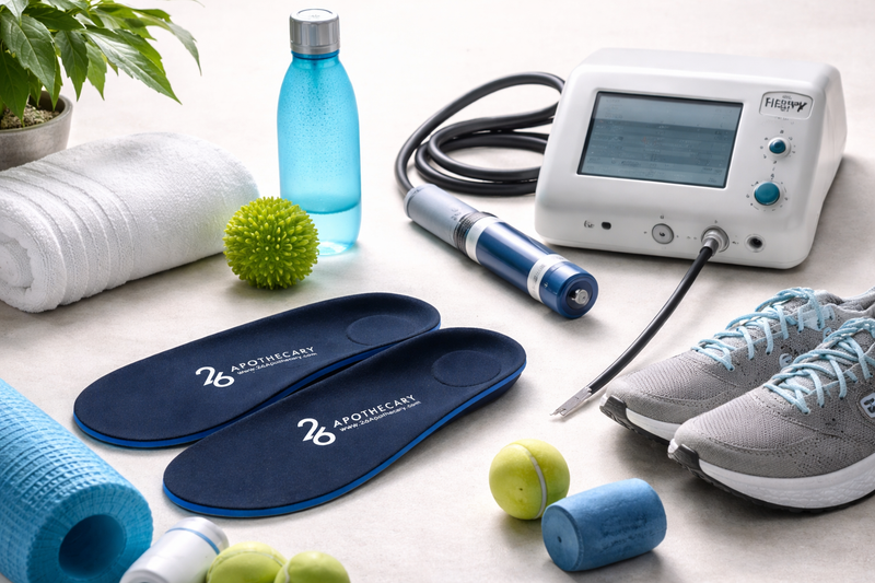 Managing Plantar Fasciitis with Supports & Exercises