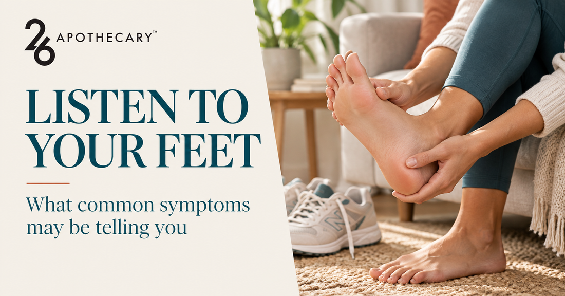Signs your feet are telling you something — 26 Apothecary