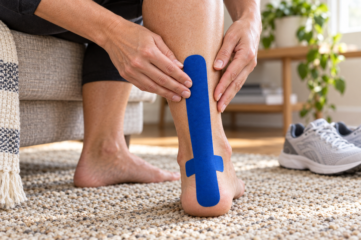 Foot and Ankle Kinesiology Therapy Tape