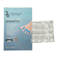 Under Toe Separator in use on foot for relieving hammer toe discomfort