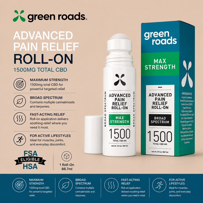 Advanced Pain Relief Roll-On - 1500mg (3oz)