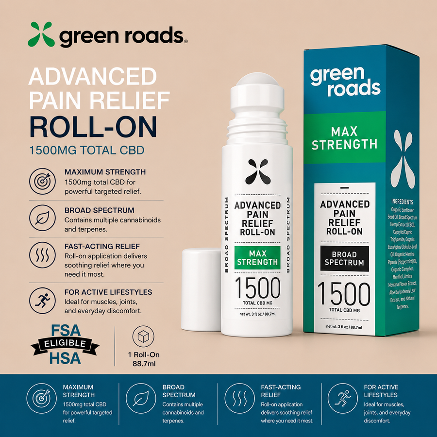 Advanced Pain Relief Roll-On - 1500mg (3oz)