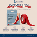 Foot and Ankle Kinesiology Therapy Tape