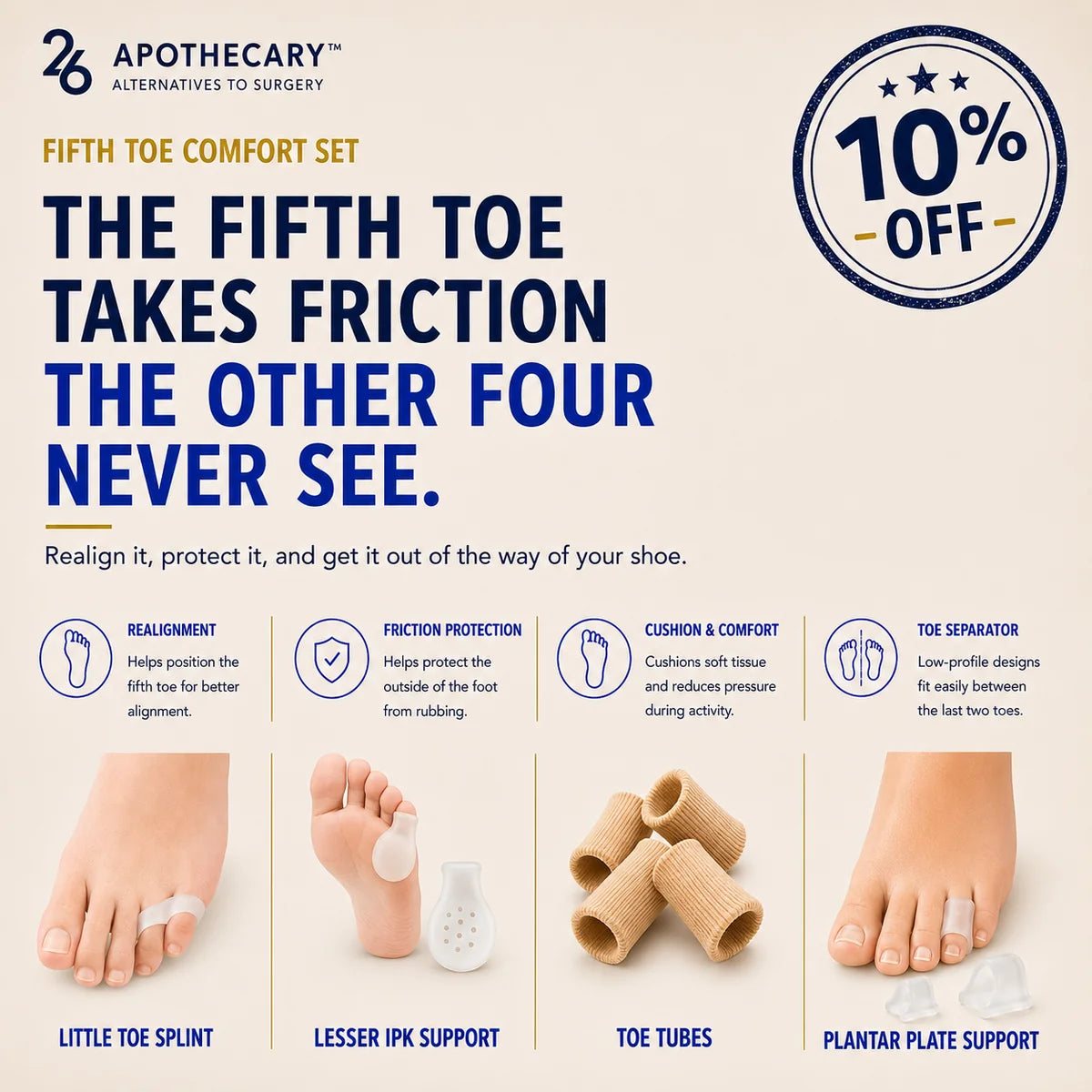 Fifth Toe Comfort Set