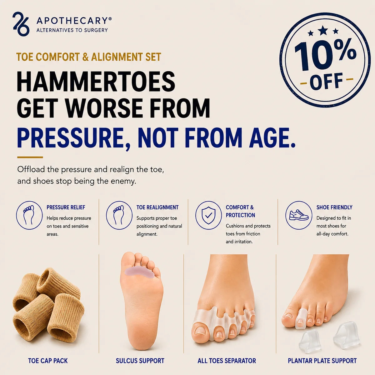 Toe Comfort & Alignment Set