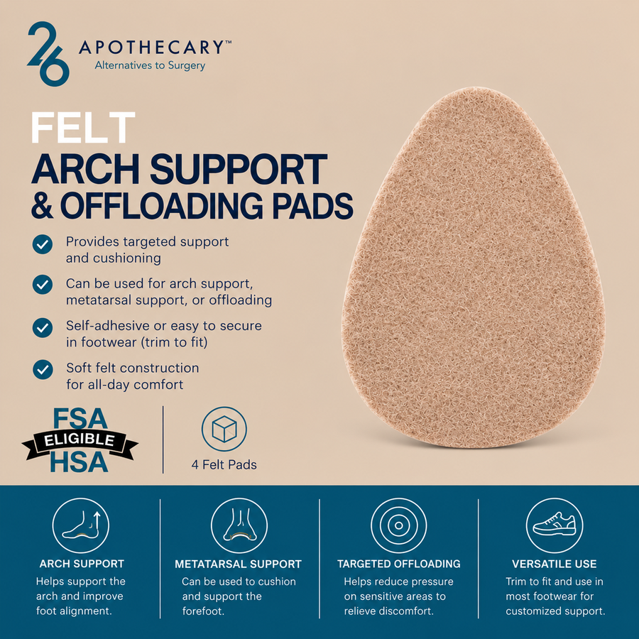 Felt Arch Support & Offloading Pads