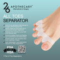 all toes separator for foot comfort support and pain relief