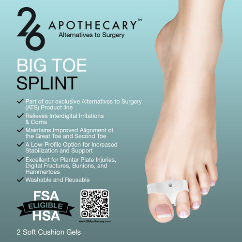 big toe splint for foot comfort support and pain relief