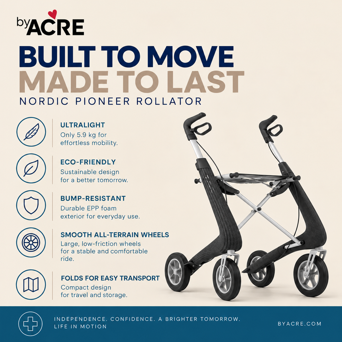 Rollator Nordic Pioneer