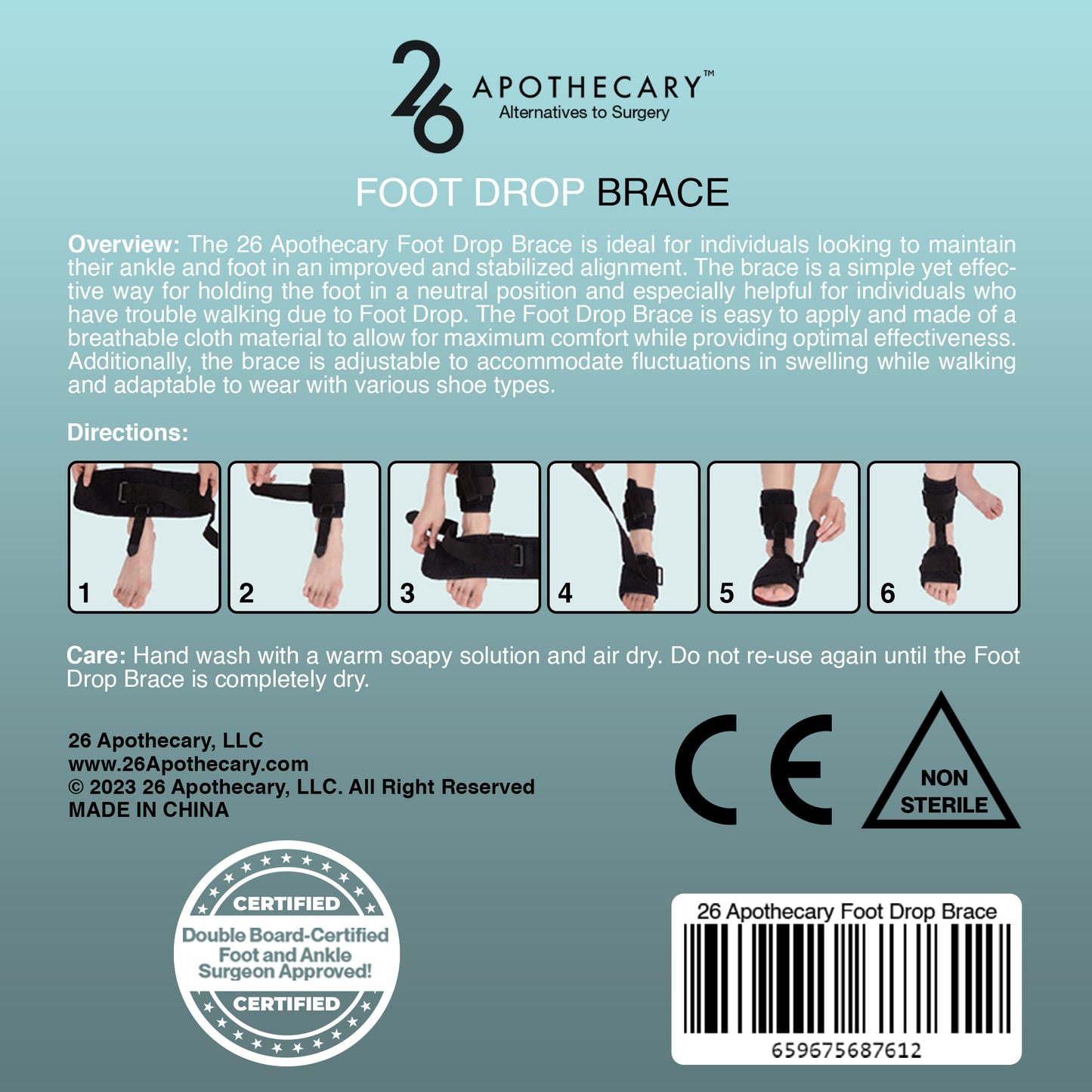 Foot Drop Brace Details