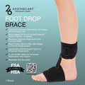foot drop brace for foot comfort support and pain relief