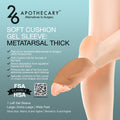 scgs: metatarsal thick for foot comfort support and pain relief