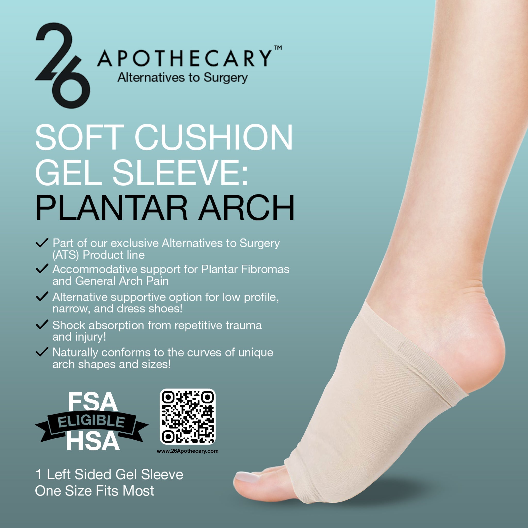 scgs: plantar arch for foot comfort support and pain relief