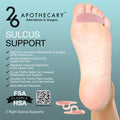 sulcus support for foot comfort support and pain relief