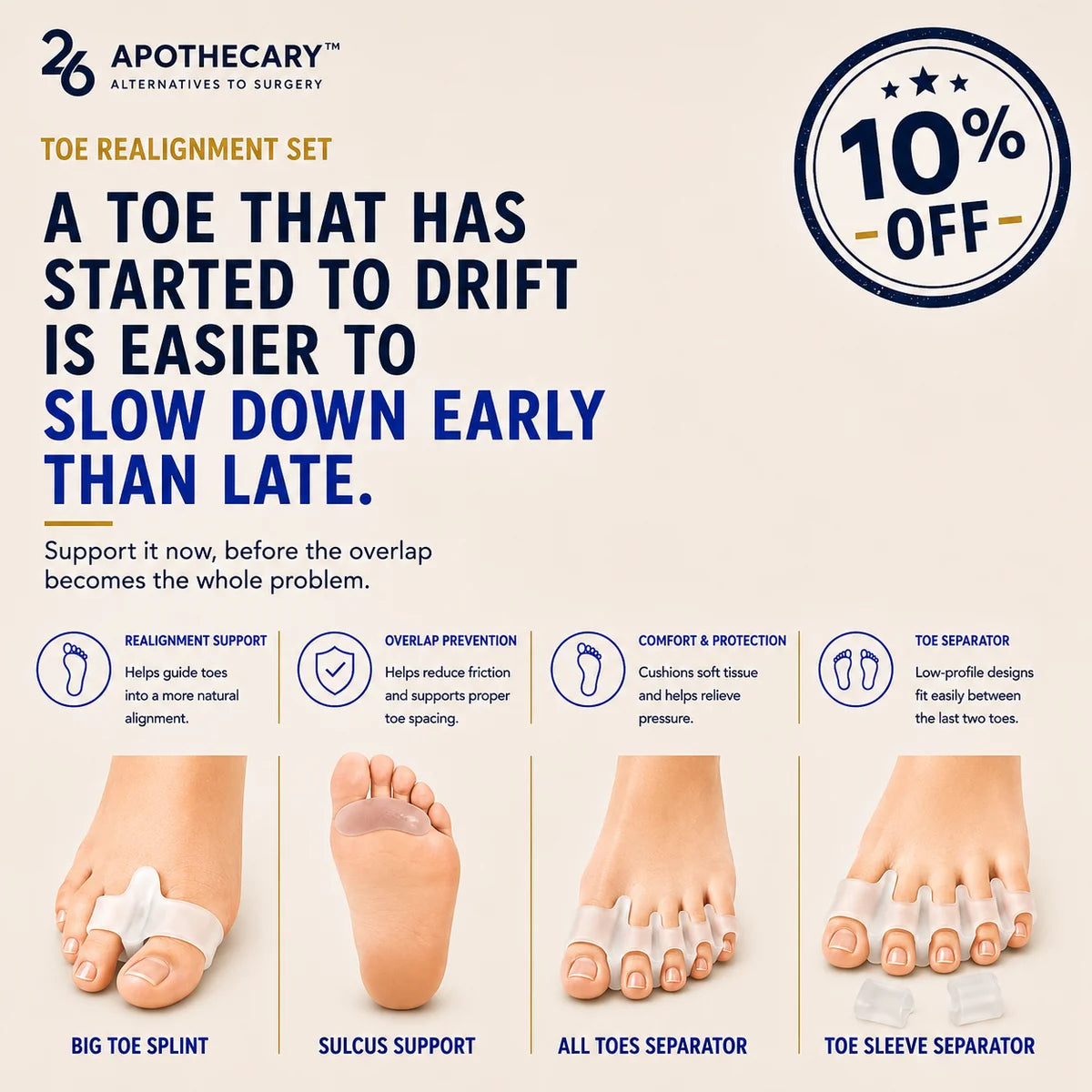 Toe Realignment Set